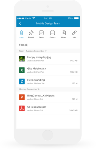 Free Cloud Storage And File Sharing For Teams Ringcentral Glip